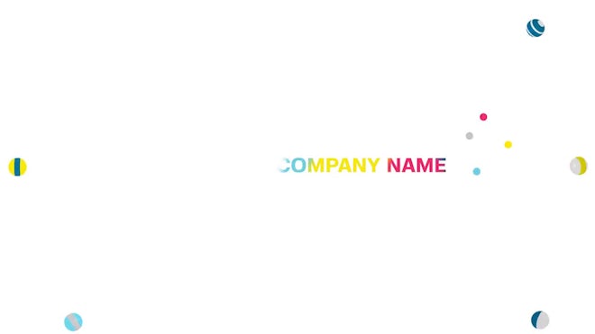 Flat Logo Reveal Freebies template preview