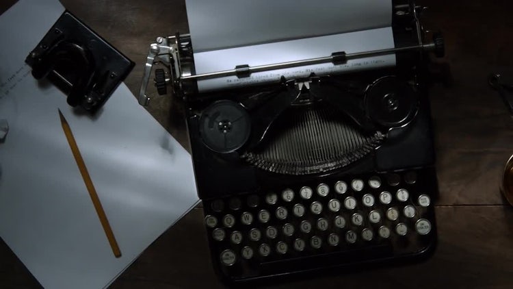 Writer's Work Desk: Stock Video