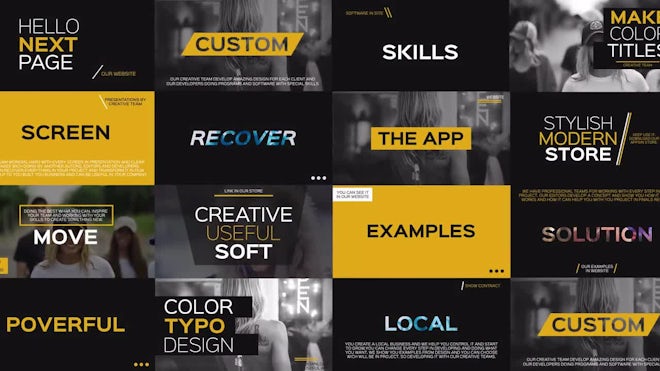 4k Creative Typography Freebies template preview