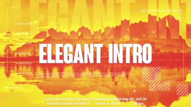 Elegant Intro: After Effects Templates