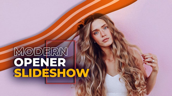 Modern Opener Slideshow Freebies template preview