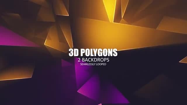 3D Polygons: Stock Motion Graphics