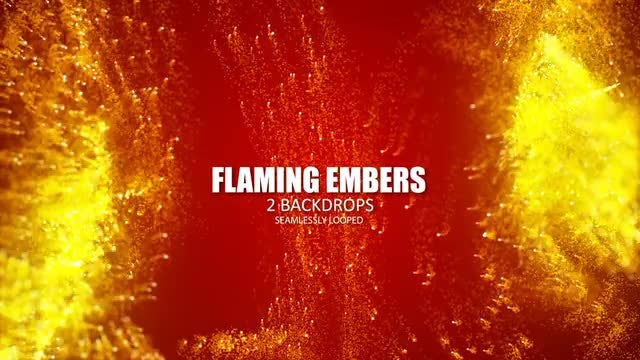 Flaming Embers: Stock Motion Graphics