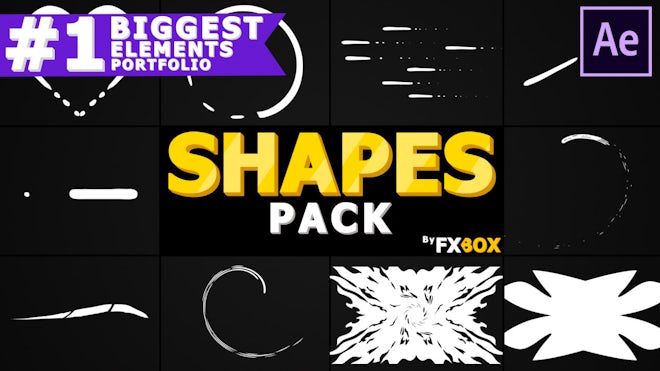 Cartoon Shapes Pack Freebies template preview