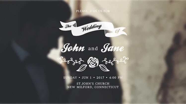 Wedding Invitations - After Effects Templates | Motion Array