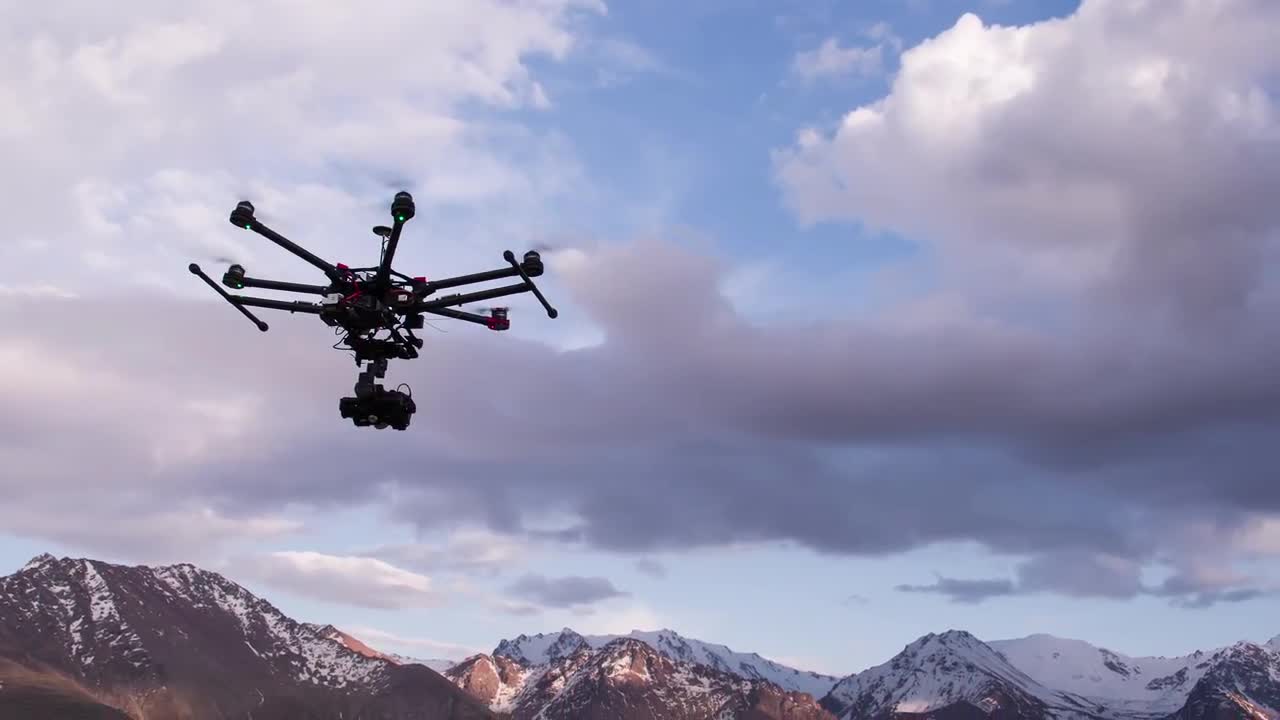 Drone Taking Off Stock Video Motion Array