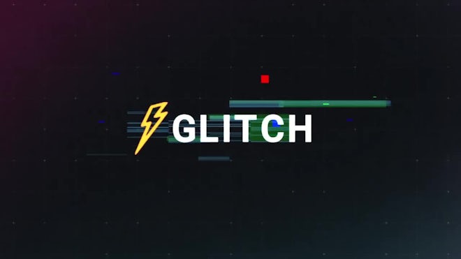 Glitch Logo Freebies template preview