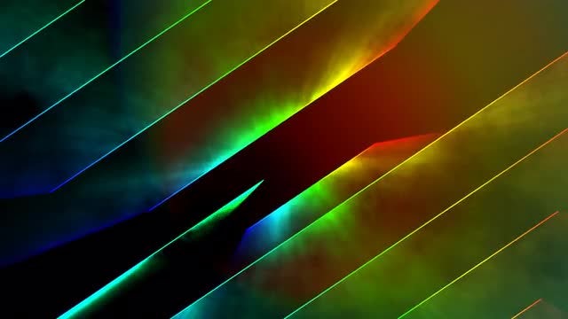 Abstract Neon Sheets: Stock Motion Graphics