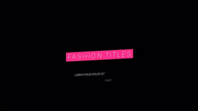 Unique Titles: Final Cut Pro Templates