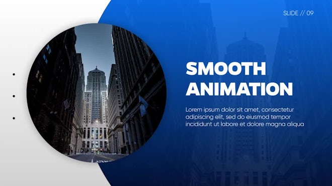 Slideshow - Gradient Geometry Freebies template preview