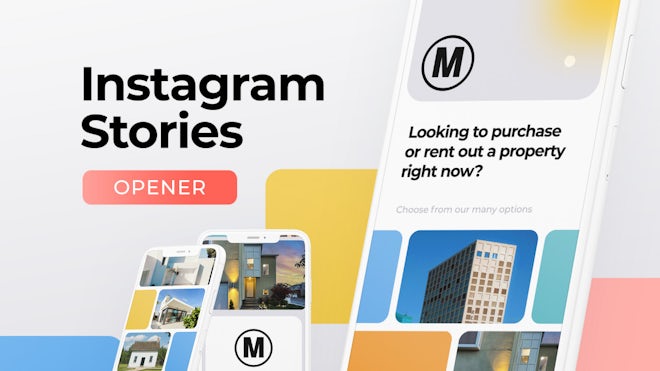 Instagram Stories Slideshow Freebies template preview