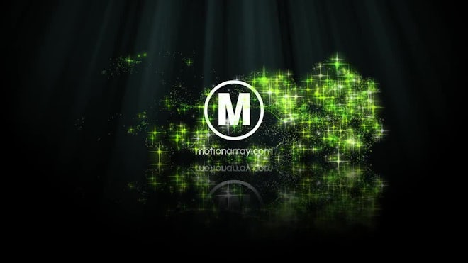 Particle Fluid Logo Freebies template preview