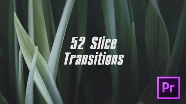 Slice Transitions: Premiere Pro Templates