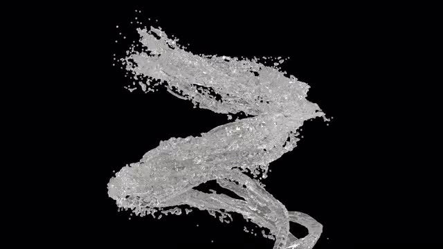 Spiraling Water: Stock Motion Graphics