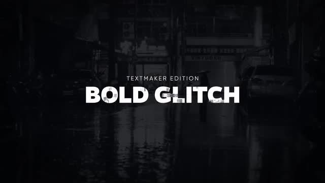 Titles Animator - Bold Glitch: Final Cut Pro Templates