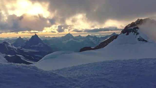 Sunset And Clouds: Stock Video