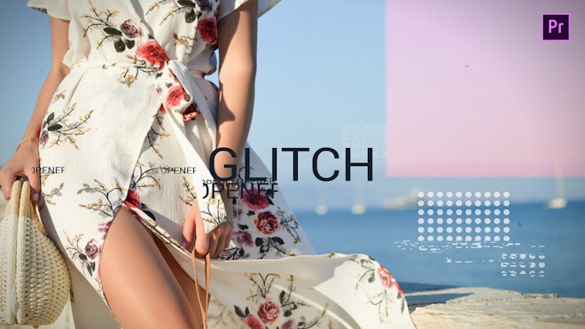 Glitch Opener Freebies template preview