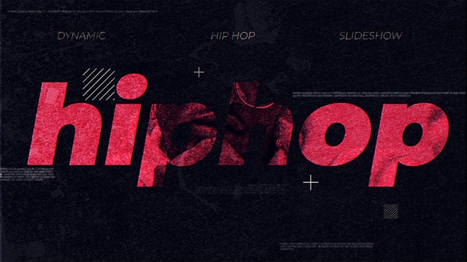 Dynamic Hip Hop Slideshow Freebies template preview
