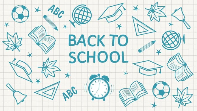 Back To School Background Stock Motion Graphics Motion Array