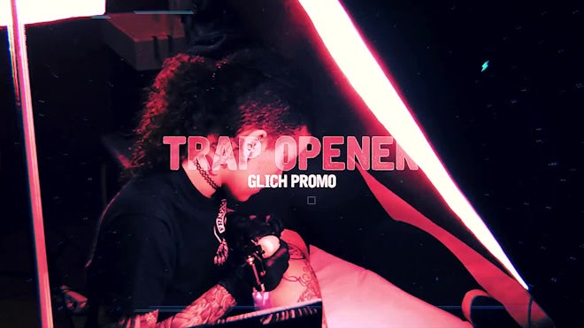 Epic Glitch Trap Opener Freebies template preview