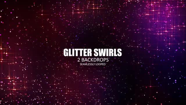 Glitter Swirls: Stock Motion Graphics