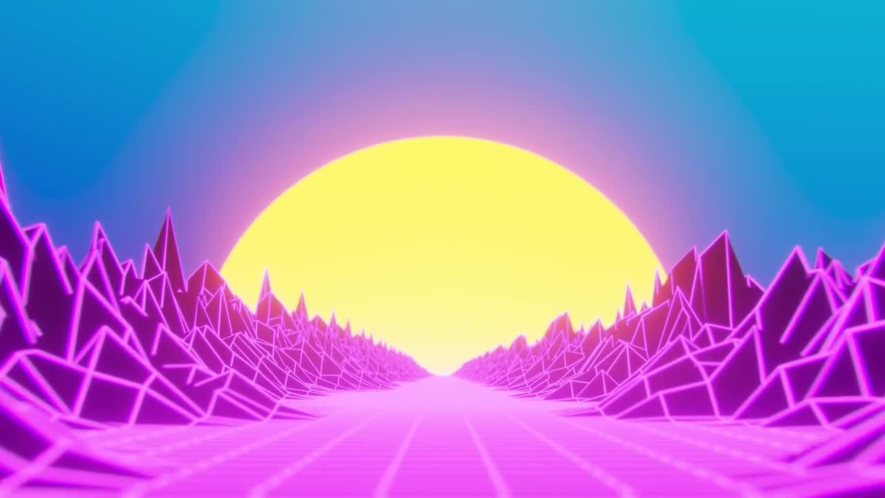 Retro Wave - Stock Motion Graphics | Motion Array