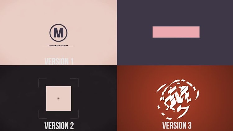 Third simple logo: After Effects Templates