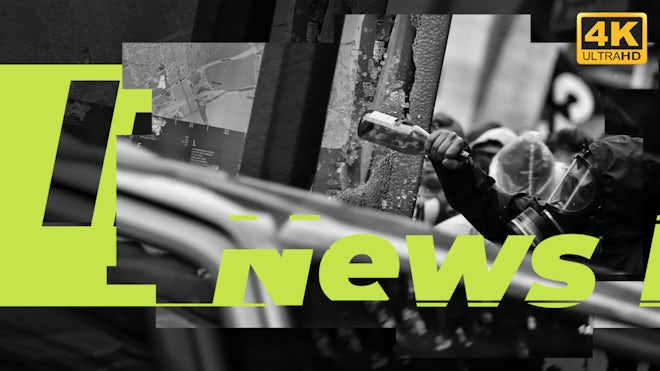 Abstract News Intro Freebies template preview