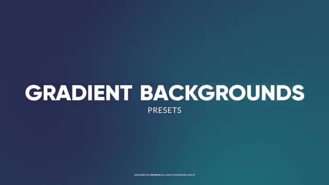 Animated Gradient Backgrounds: After Effects Presets