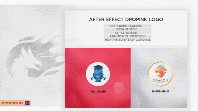 Drop Ink Logo Freebies template preview