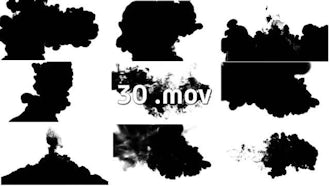 Ink Drops In Water PACK For Effects.: Motion Graphics
