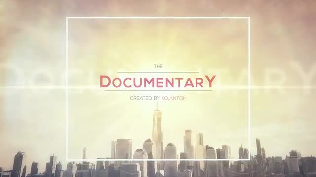 Documentary Intro: After Effects Templates