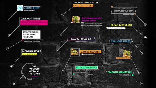 Call Out Titles 2.0 Freebies template preview