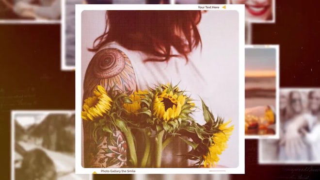 Photo Gallery The Smile Freebies template preview