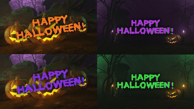 Happy Halloween Freebies template preview