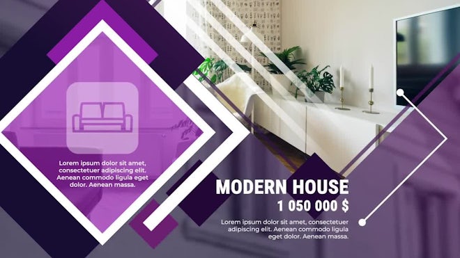 Unique Real Estate Slideshow Freebies template preview