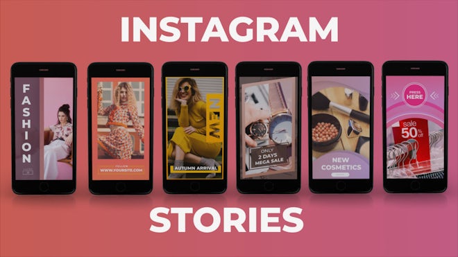 Instagram Stories Package Freebies template preview