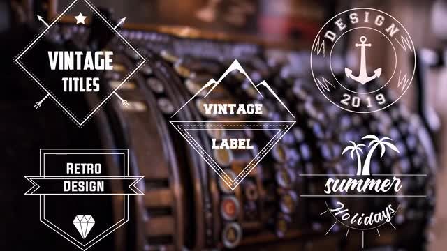 Vintage Titles: Motion Graphics Templates