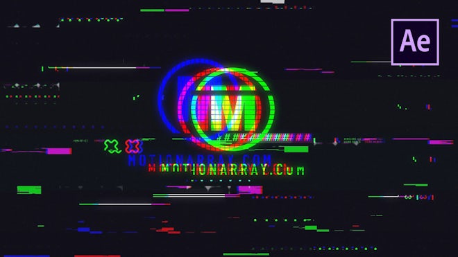 Game Glitch Logo Freebies template preview