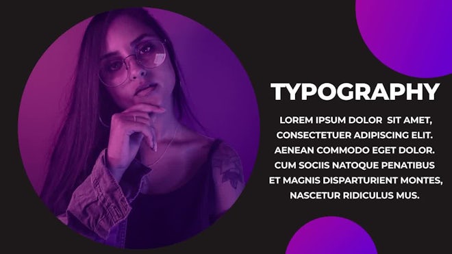 Typography Titles Freebies template preview