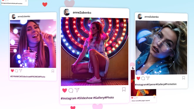 Instagram Slideshow Freebies template preview