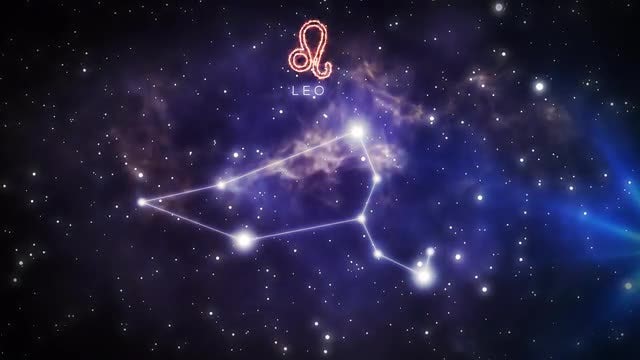 Constellation Of Leo: Stock Motion Graphics