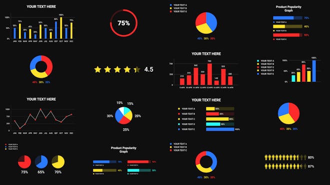 40 Infographics Pack Freebies template preview