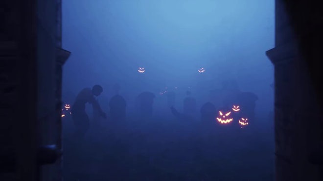 Spooky Halloween Intro Freebies template preview