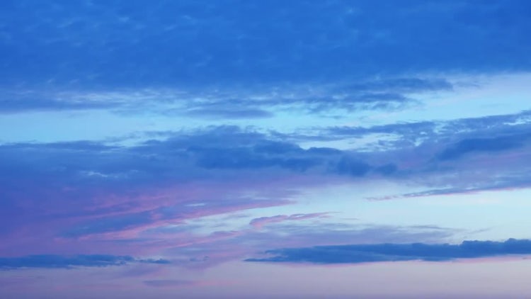 Blue Sunset Timelapse: Stock Video