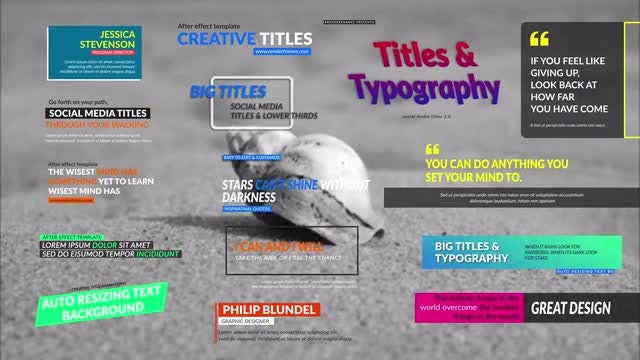 Social Media Titles 3.0: After Effects Templates