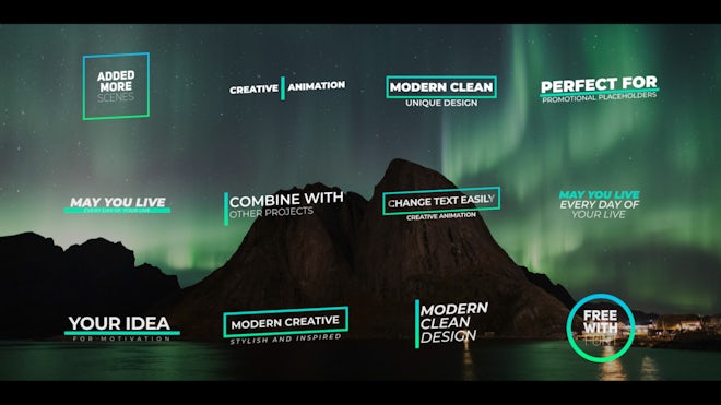 Titles Freebies template preview