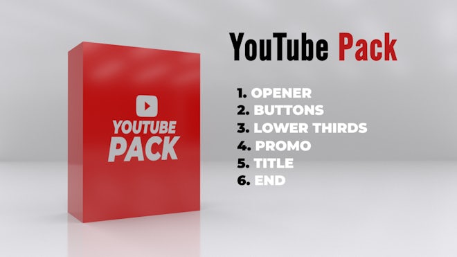 YouTube Pack Freebies template preview