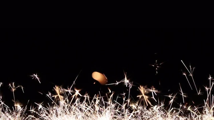 Burning Sparklers: Stock Video