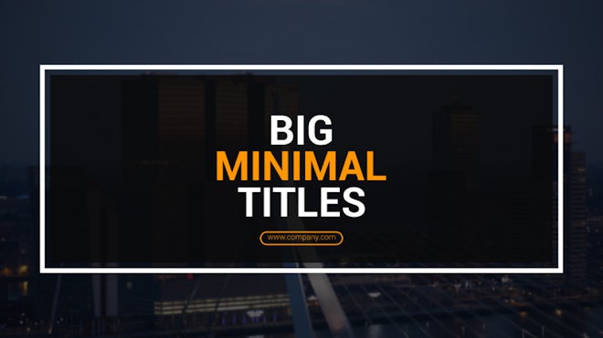 Big Titles Freebies template preview
